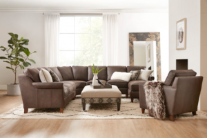 conversation space with sectional